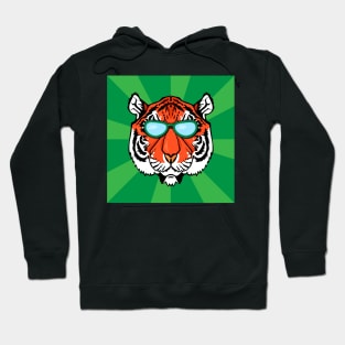 tiger face mask Hoodie